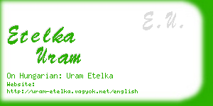 etelka uram business card